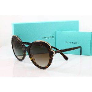 Tiffany Sunglasses TF4155 Color 80153B Havana Size 54mm New 100% Authentic